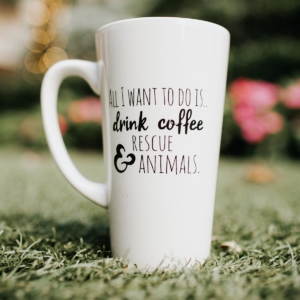 Drink Coffee & Rescue Animals Mug