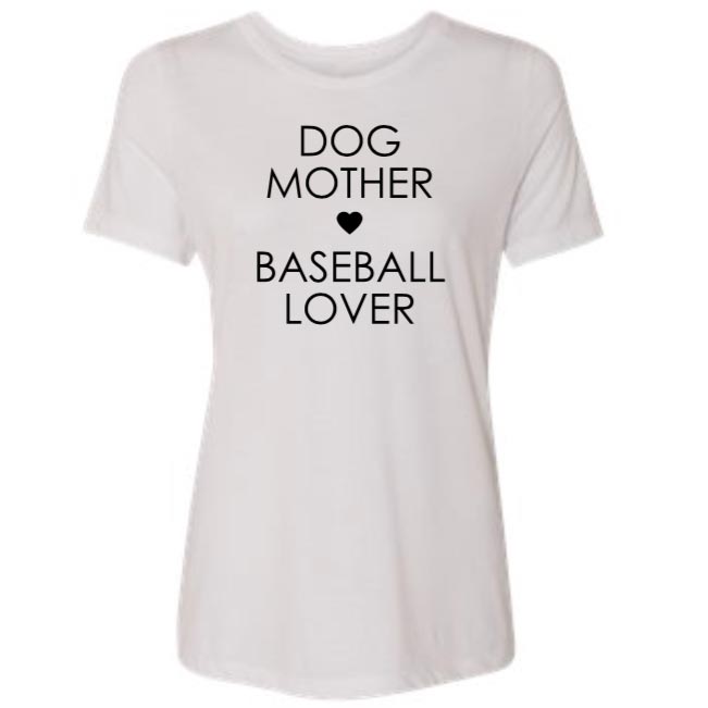 Dog Mother, Baseball Lover Tee