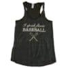 I Speak Fluent Baseball Tank