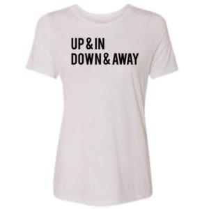 Up & In, Down & Away Tee
